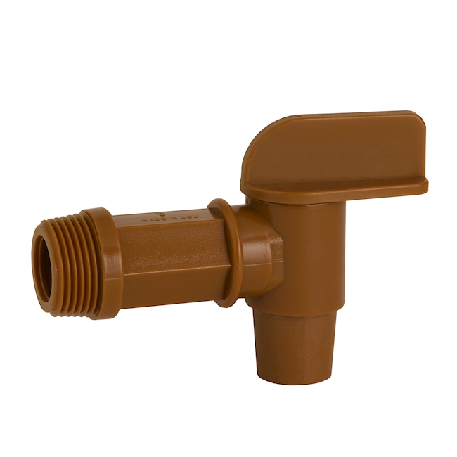 Stopcock PE-LD 3/4'' brown